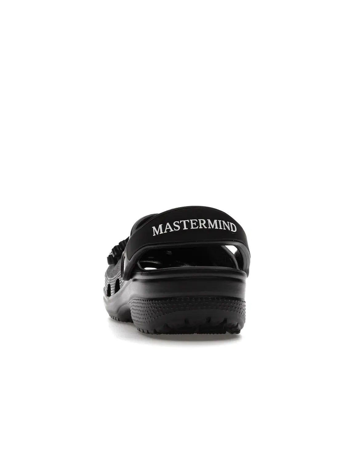 Унисекс-сабо с принтом Mastermind Black Crocs — изображение 4 из 4, черный/черный/белый