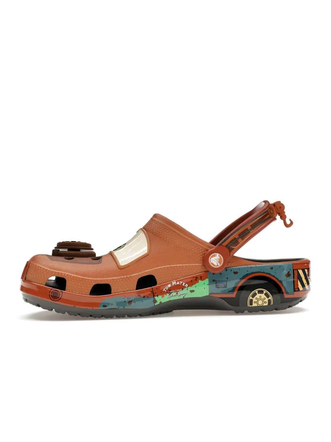Мужские сабо с принтом Crocs Classic Clog Mater — изображение 3 из 4, серый