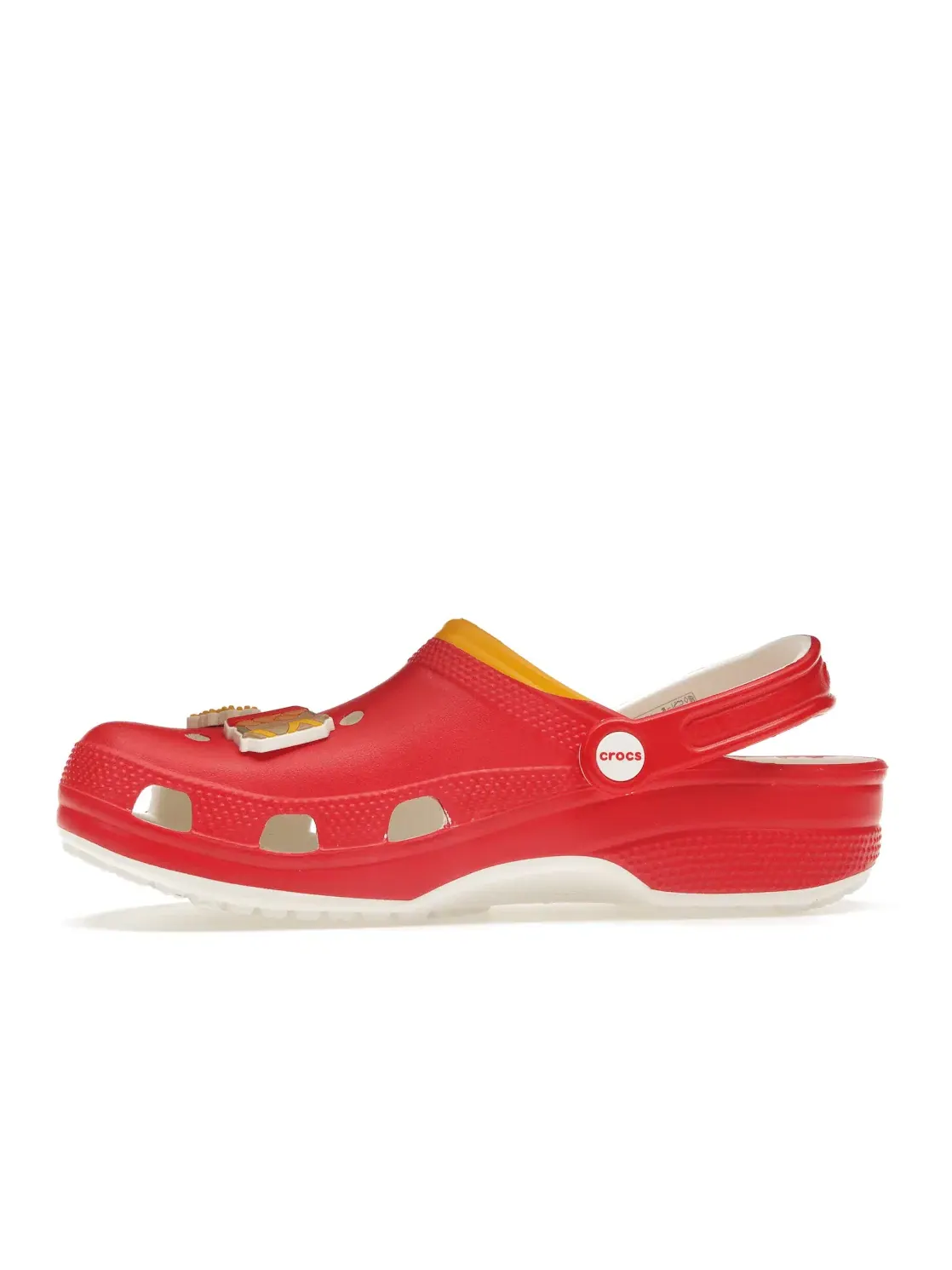 Мужские сабо-клоги с принтом Classic Clog McDonald's Crocs — изображение 3 из 4, красный/желтый-белый