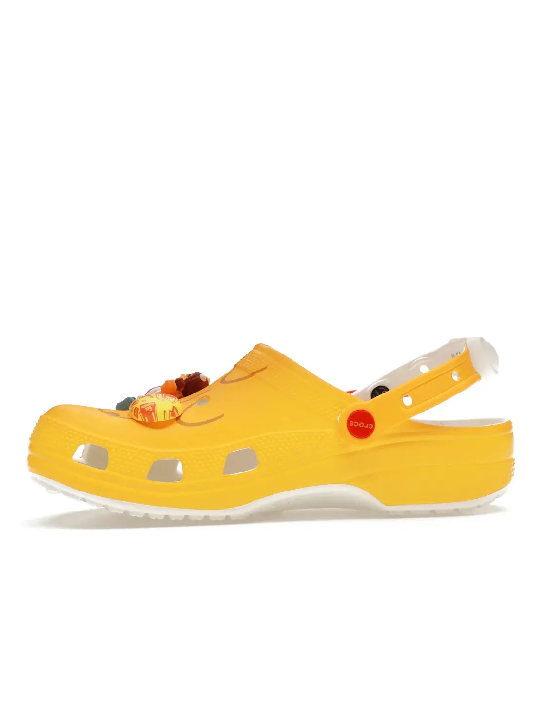 Мужские сабо Classic Clog Crocs — изображение 3 из 4, желтый/красный-белый