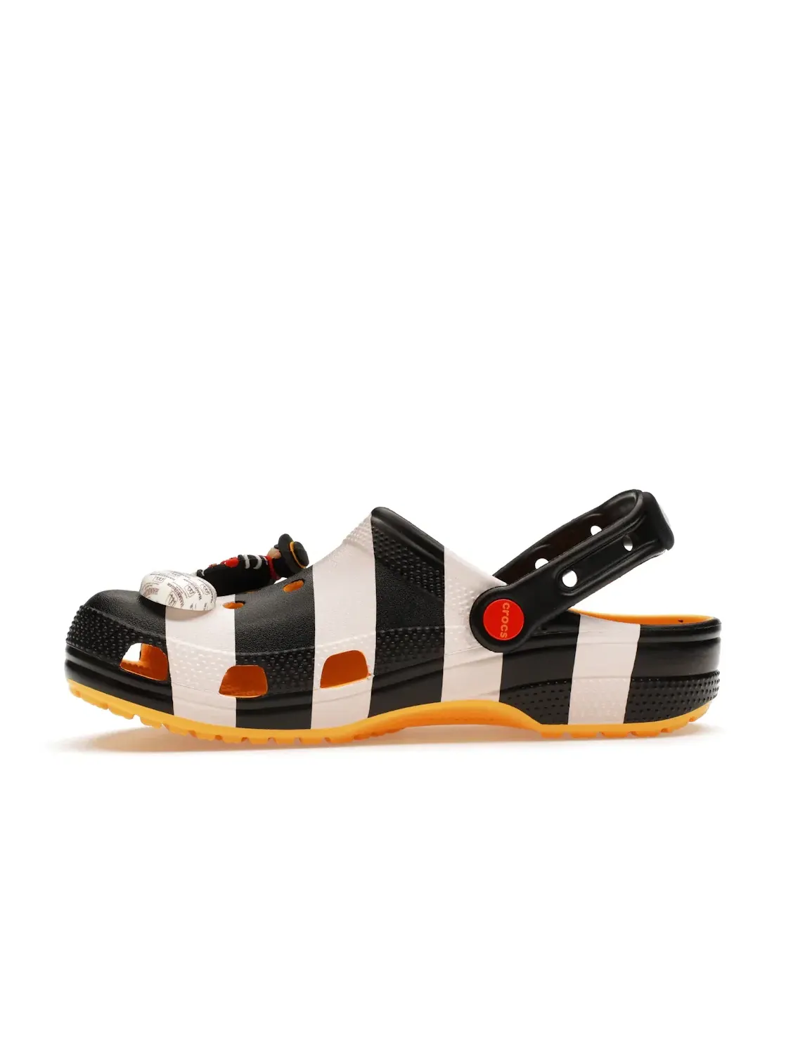 Мужские сабо-клоги Classic Clog Hamburglar Crocs — изображение 3 из 4, черный/белый-желтый