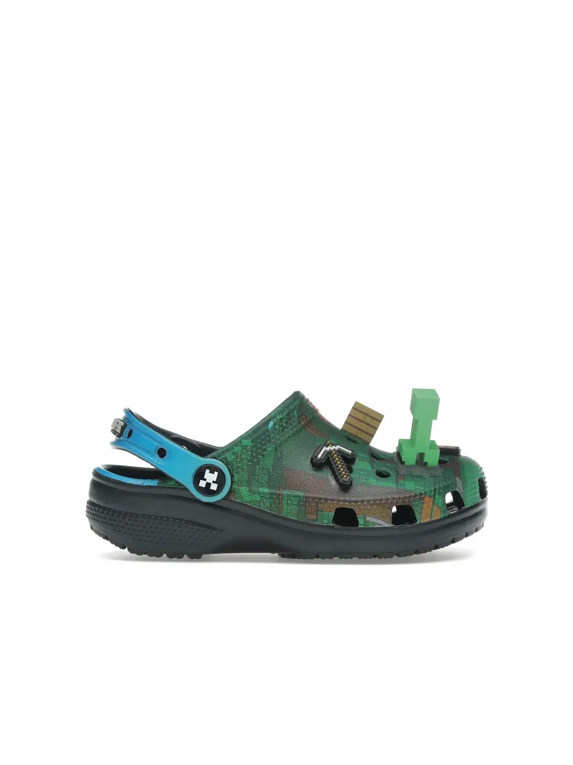 Детские сабо-клоги Minecraft Dark Forest Crocs — изображение 1 из 4, зеленый