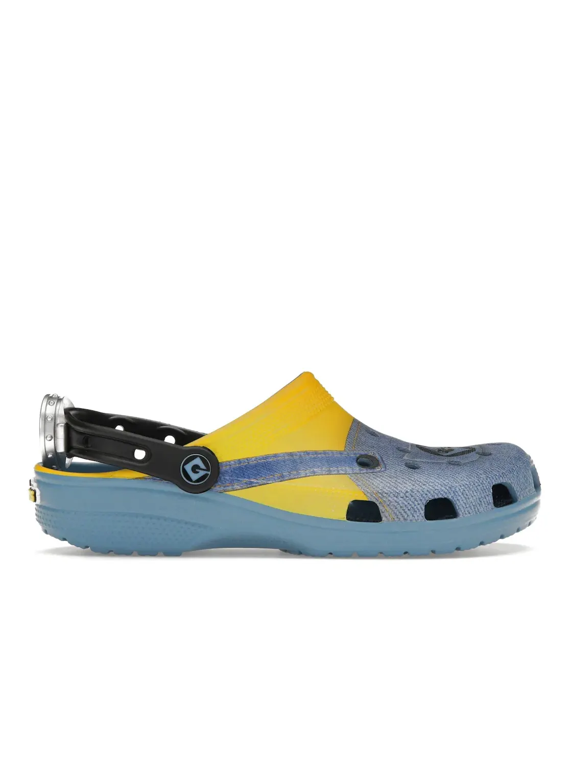 Мужские сабо с принтом Minions Crocs Classic Clog — изображение 1 из 4, черный