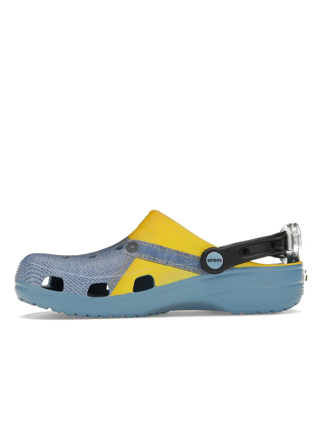 Мужские сабо с принтом Minions Crocs Classic Clog — изображение 3 из 4, черный