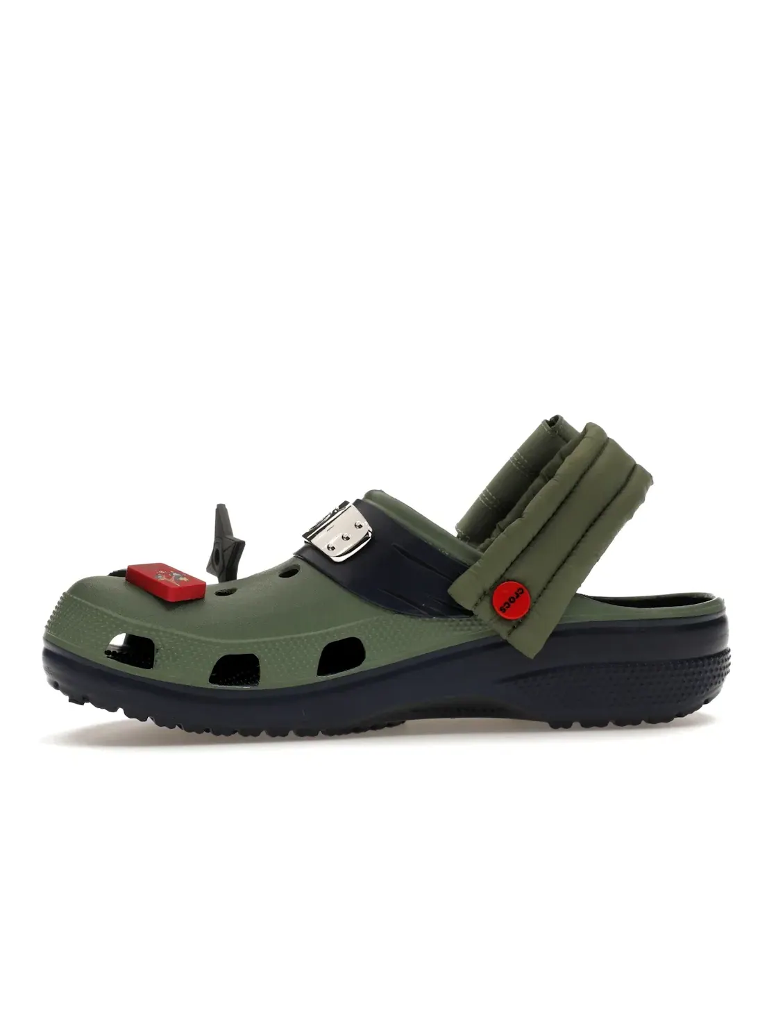 Мужские сабо Naruto Shippuden Kakashi Crocs — изображение 3 из 4, темно-синий/зеленый