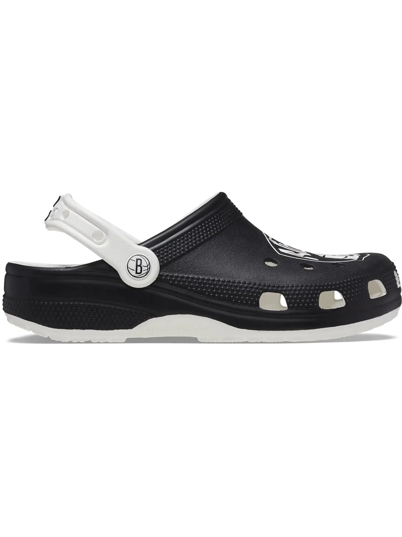 Мужские сабо Classic Clog Crocs — изображение 1 из 2, белый/черный