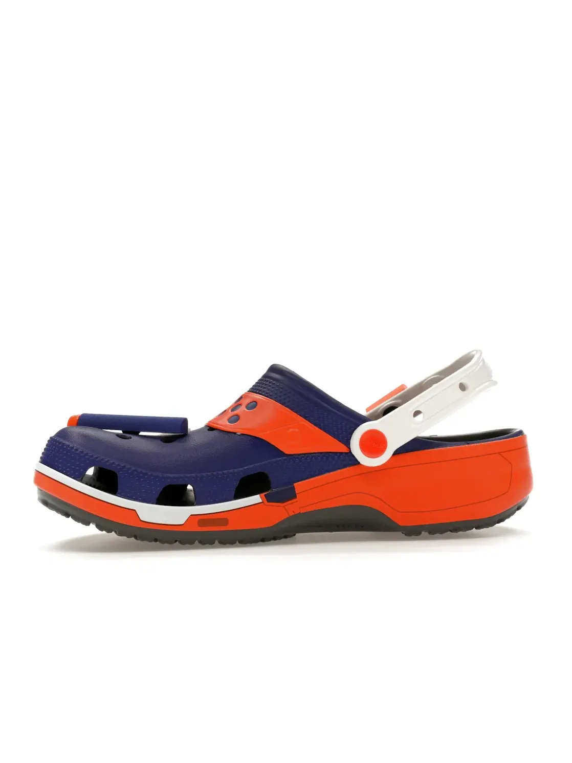 Мужские клоги Nerf Blaster Dart Crocs — изображение 3 из 4, серый/синий/оранжевый