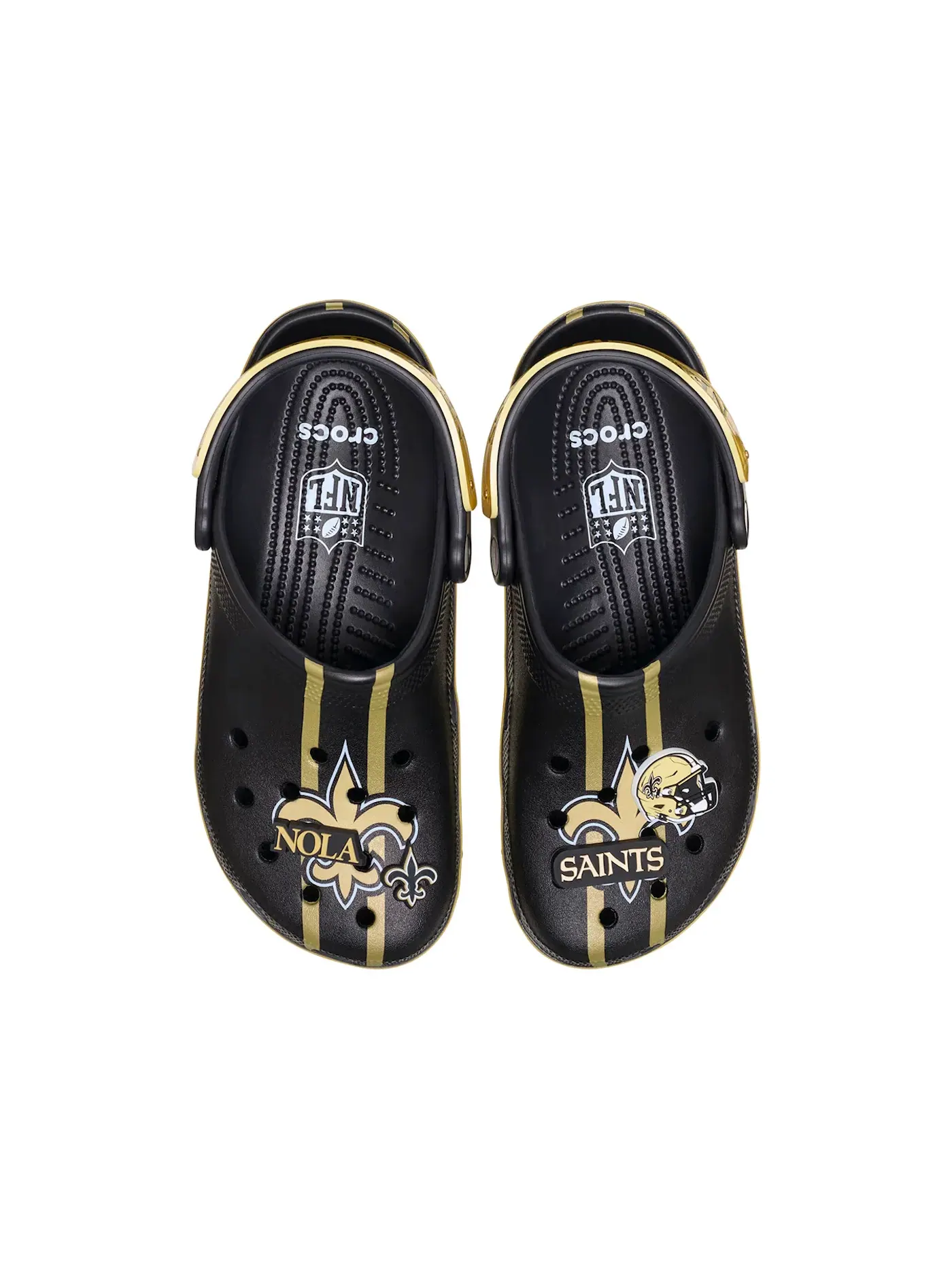 Мужские сабо-кроксы NFL New Orleans Saints Crocs — изображение 2 из 2, мульти