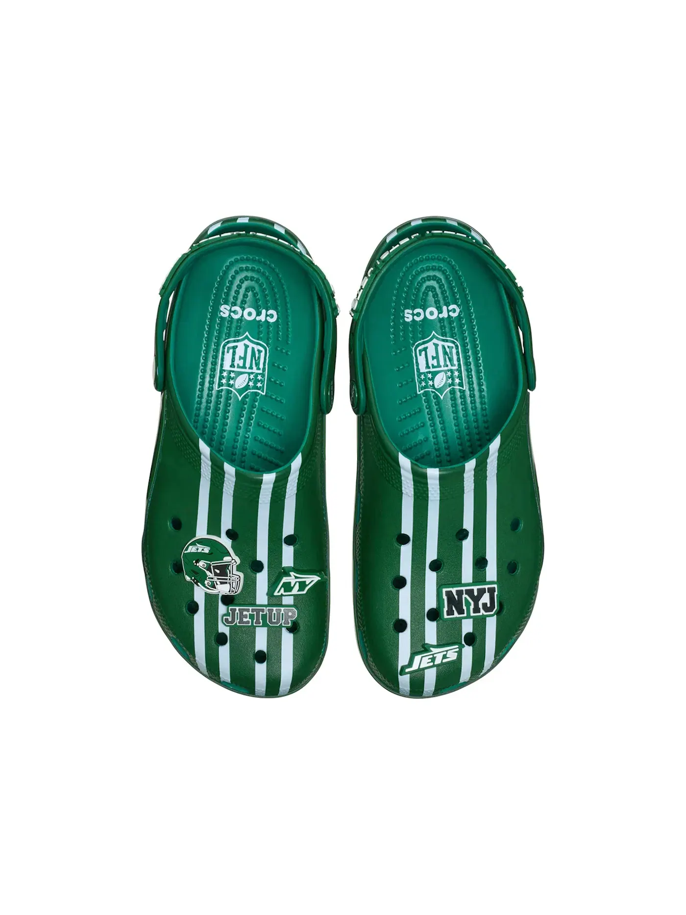 Мужские сабо-клоги Crocs Classic Clog NFL New York Jets — изображение 2 из 2, мульти