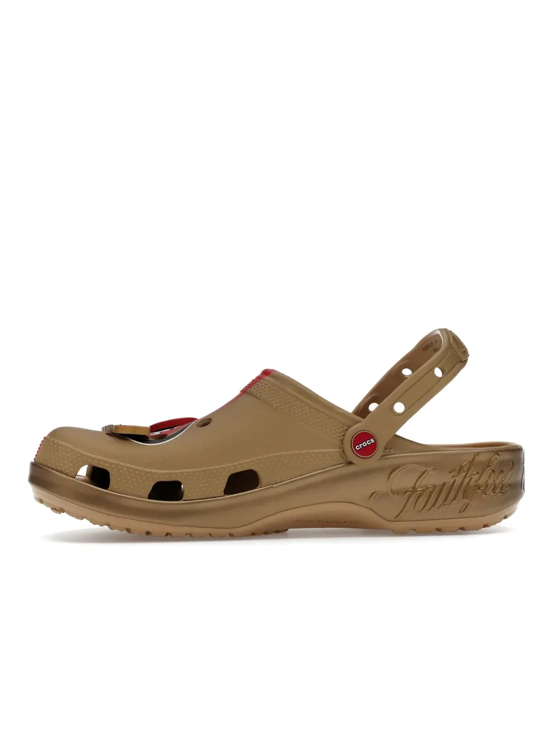 Мужские клоги Classic Clog San Francisco 49ers Crocs — изображение 3 из 4, мульти