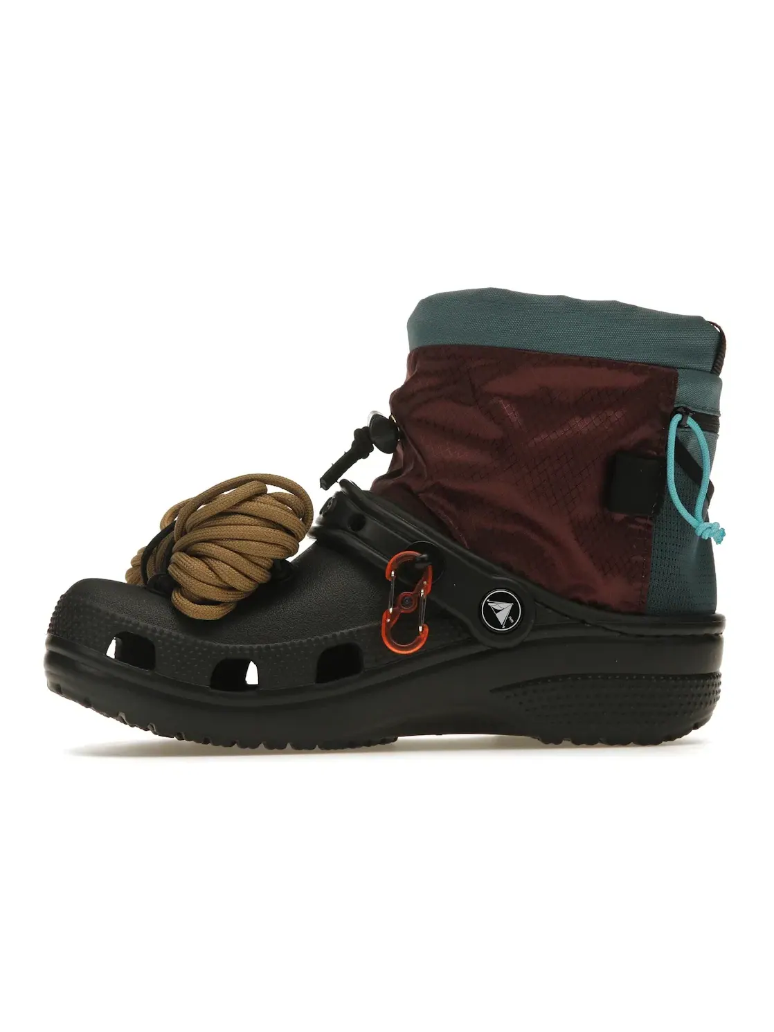 Мужские сабо с пэчворк-дизайном Crocs Classic Clog Crocs — изображение 3 из 4, черный