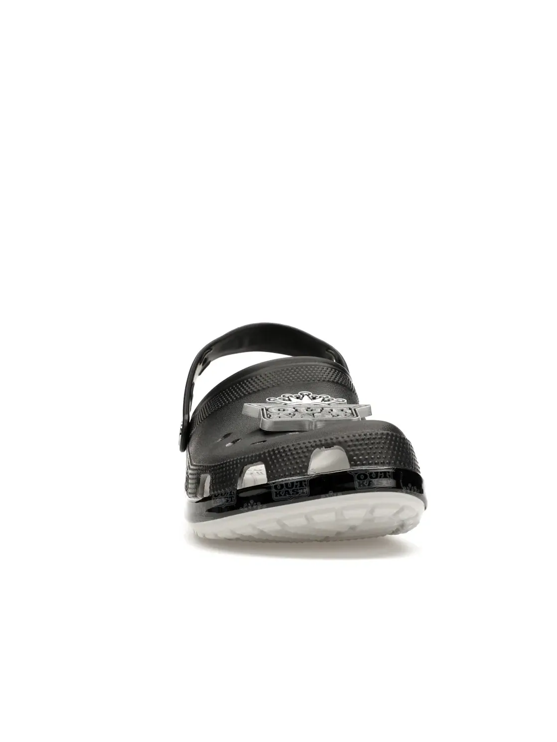 Мужские сабо-клоги Classic Clog OutKast Crocs — изображение 2 из 4, черный/серебристый