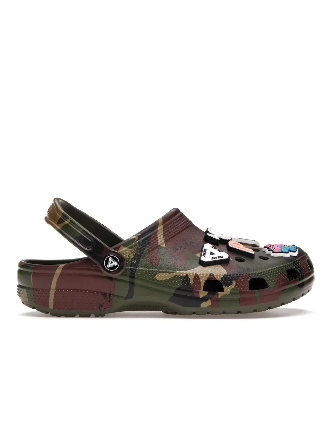 Мужские сабо с камуфляжным принтом Crocs Classic Clog Crocs — изображение 1 из 4, зеленый