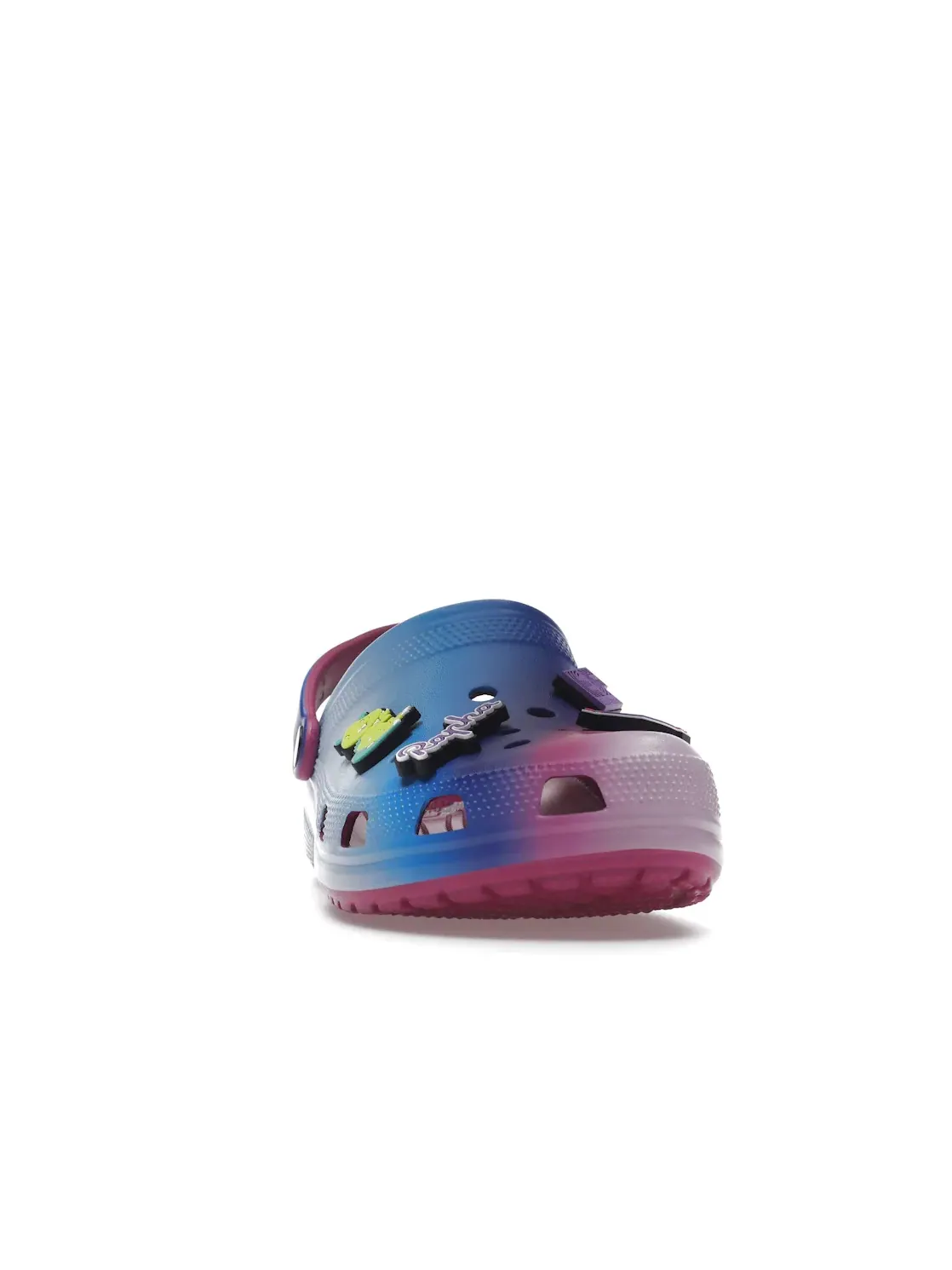 Мужские сабо с перфорацией Crocs Classic Clog Palace Rapha — изображение 2 из 4, синий/розовый/белый
