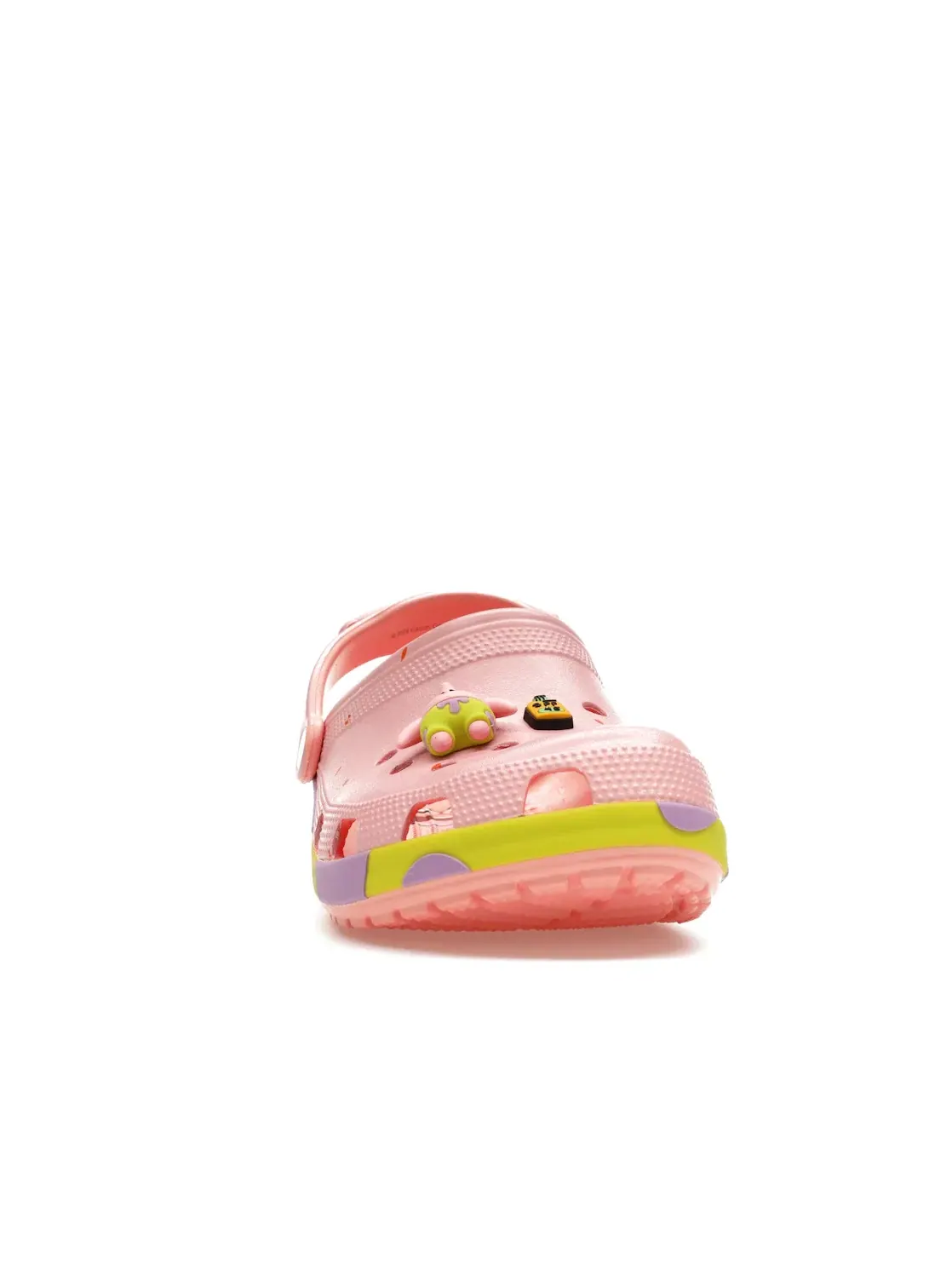 Мужские сабо с принтом Patrick Star Crocs — изображение 2 из 4, розовый/зеленый