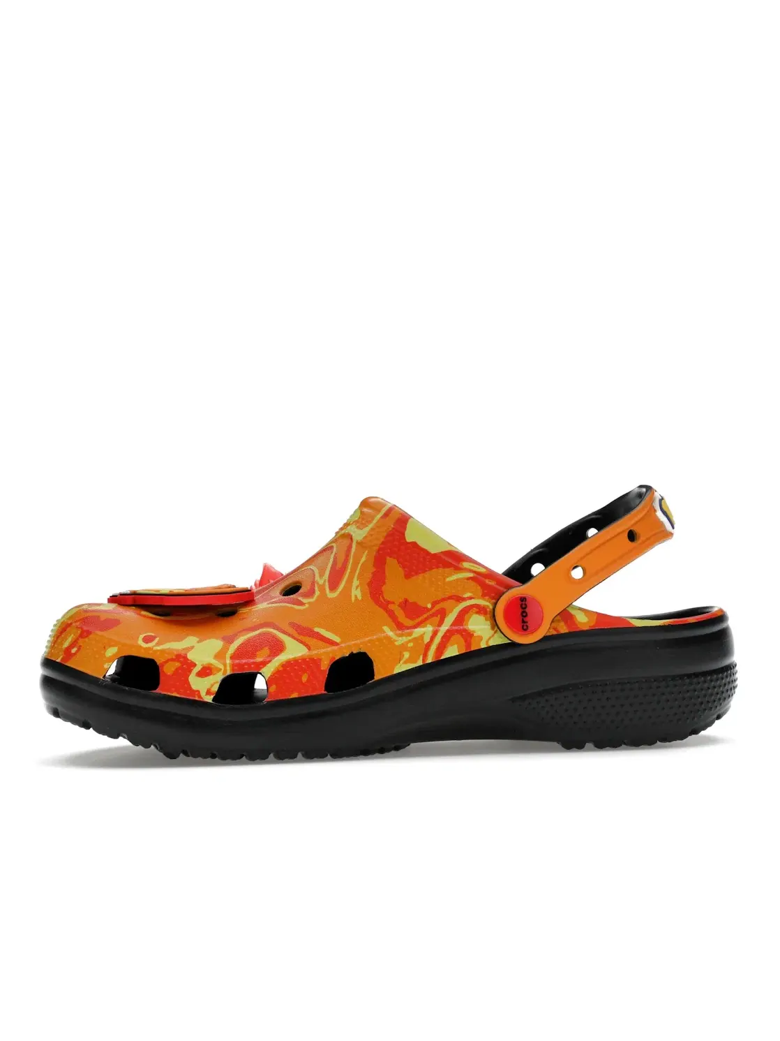 Мужские сабо-клоги с принтом Crocs Classic Clog Pokemon Charizard Crocs — изображение 3 из 4, красный