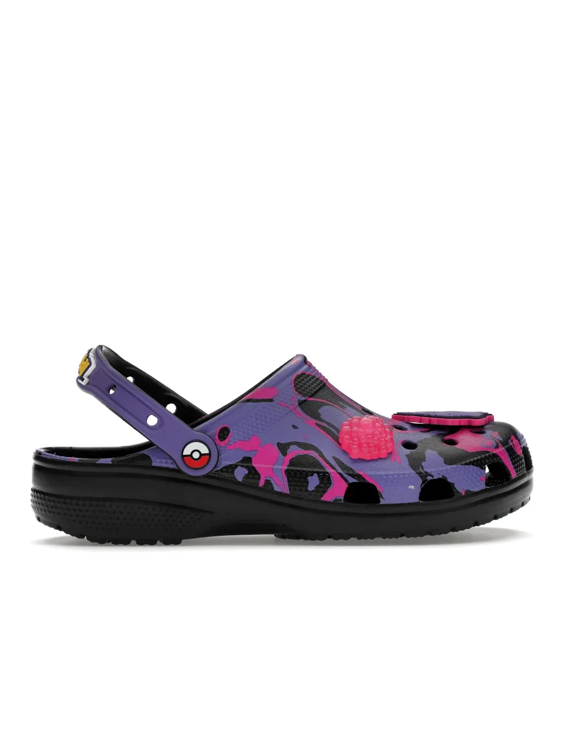 Мужские сабо с принтом Gengar Crocs Classic Clog Crocs — изображение 1 из 4, фиолетовый