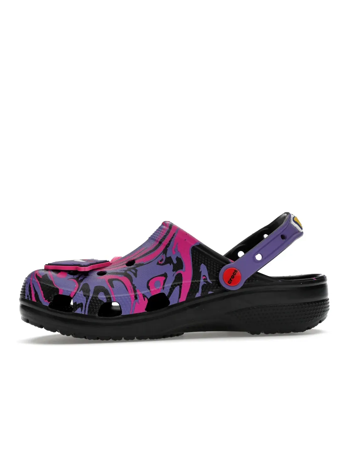 Мужские сабо с принтом Gengar Crocs Classic Clog Crocs — изображение 3 из 4, фиолетовый