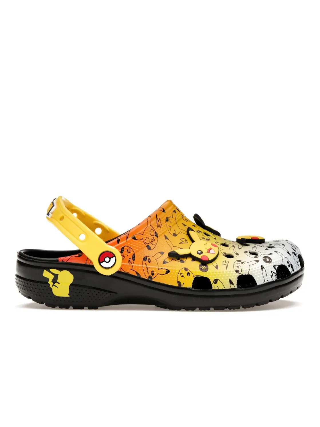 Мужские сабо Pikachu Crocs — изображение 1 из 4, черный/мульти