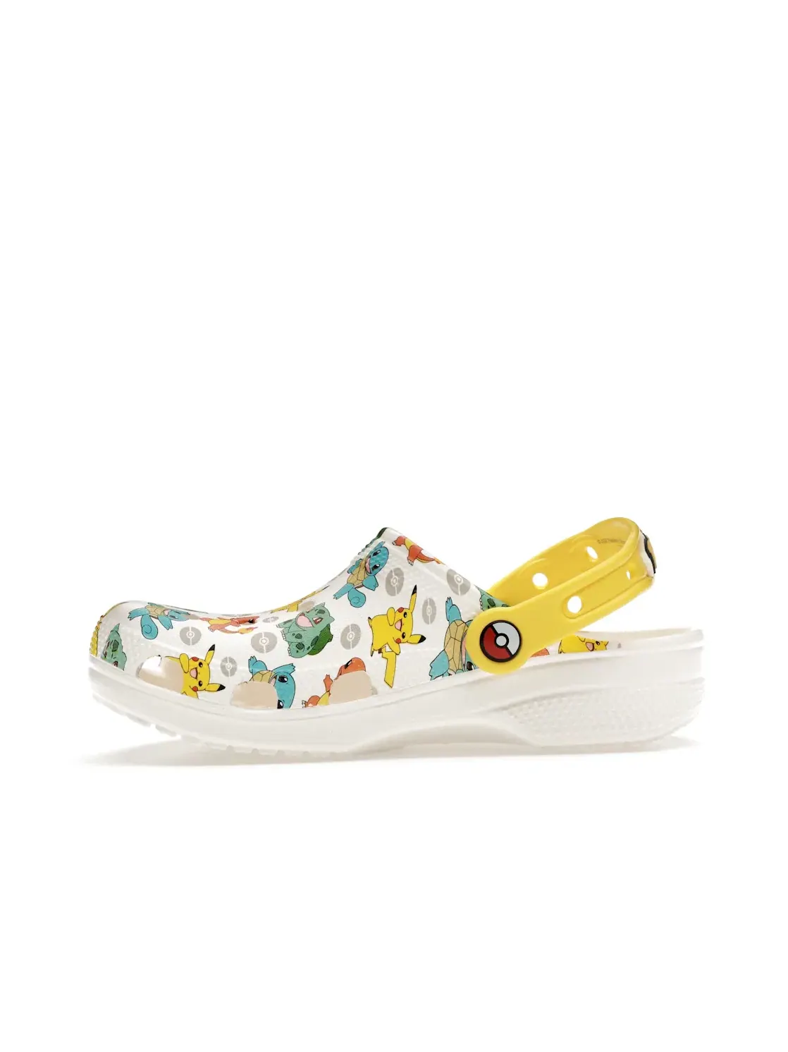 Мужские сабо Classic Clog Pokémon Crocs — изображение 3 из 4, белый мульти
