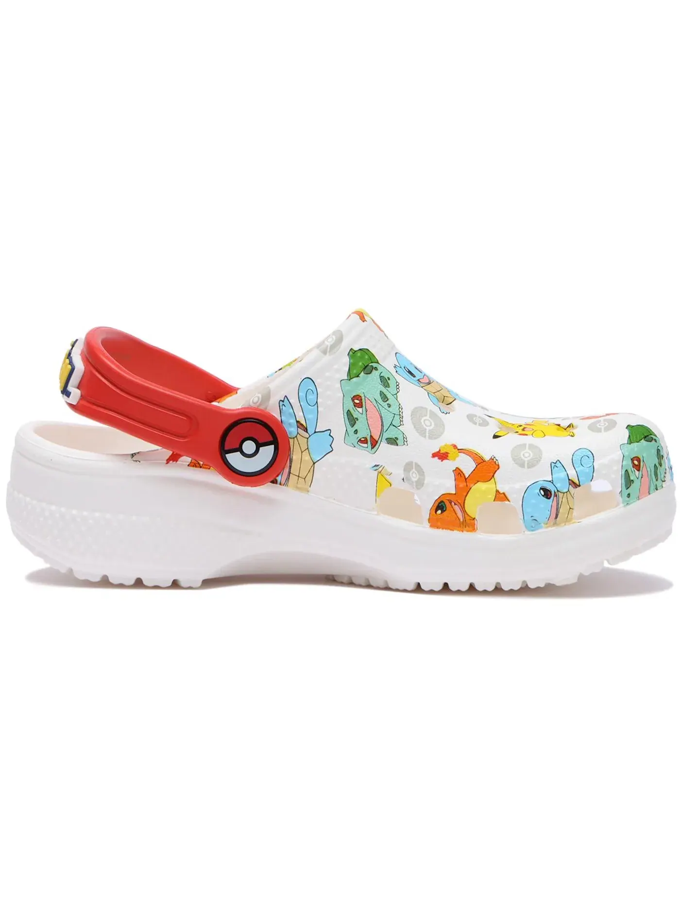 Детские клоги Classic Clog Pokemon Crocs — изображение 1 из 1, белый мульти