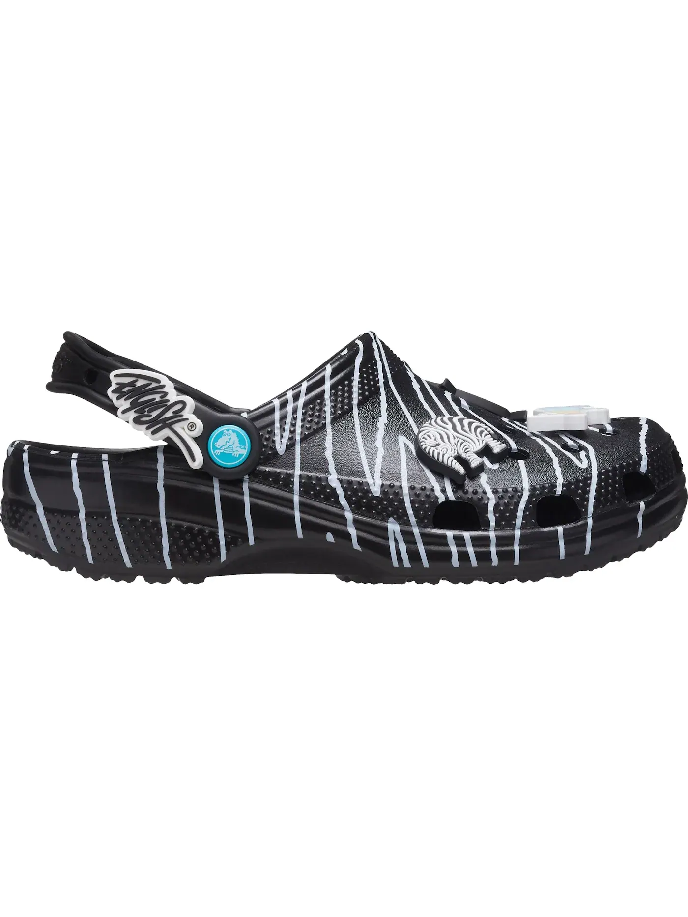 Мужские сабо Classic Clog Crocs — изображение 1 из 2, черный/белый