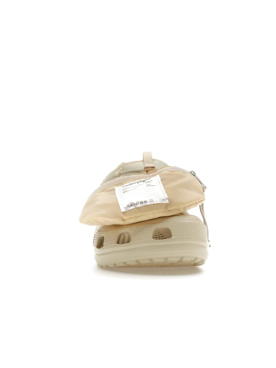Мужские сабо с закрытым носком Crocs Classic Clog Crocs, Bone/Bone — изображение 2 из 4