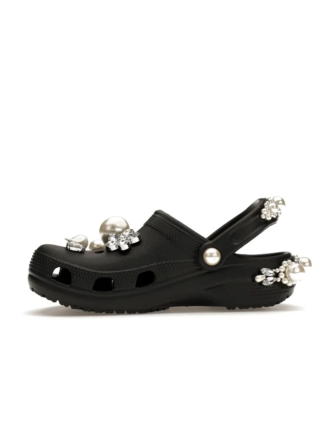 Мужские сабо из кросслайта Классические с декором Simone Rocha Crocs — изображение 3 из 4, черный