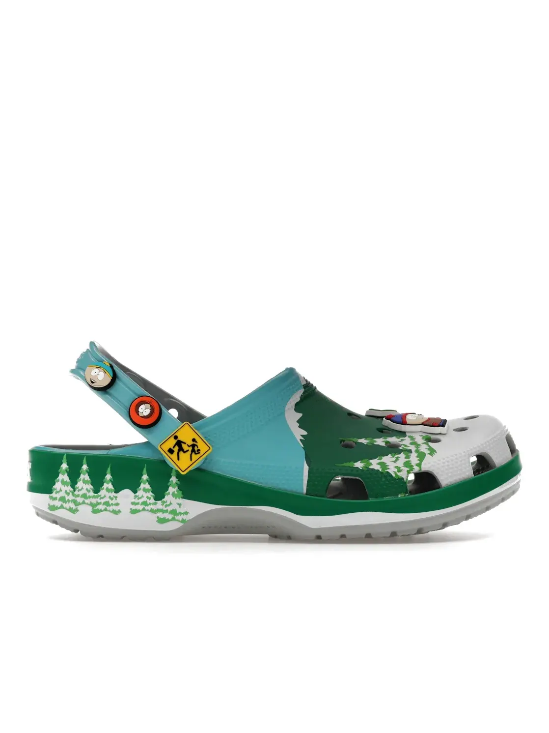 Мужские сабо South Park The Boys Crocs — изображение 1 из 4, синий/зеленый/мульти