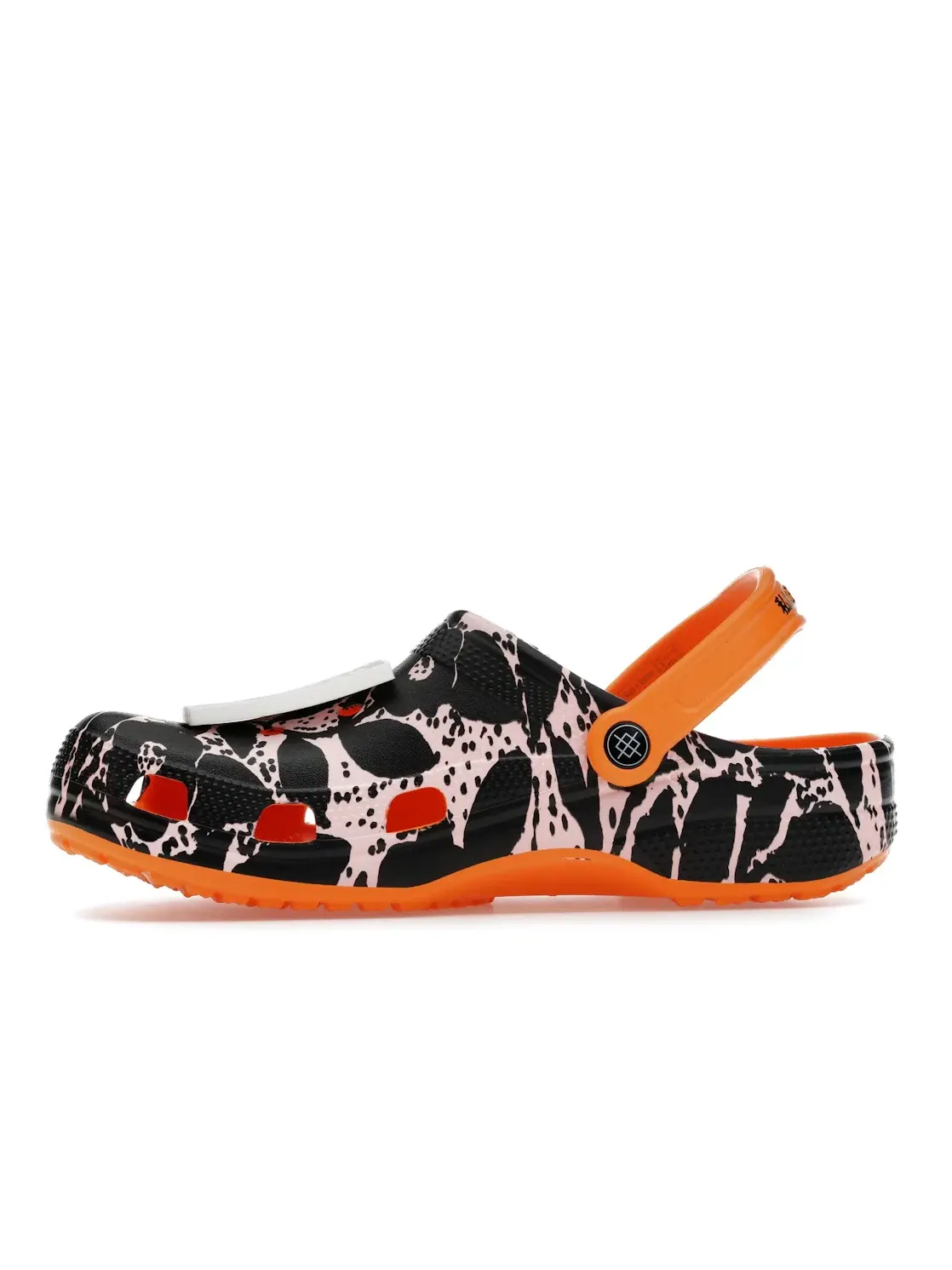 Мужские сабо Classic Clog Crocs — изображение 3 из 4, черный/розовый/оранжевый