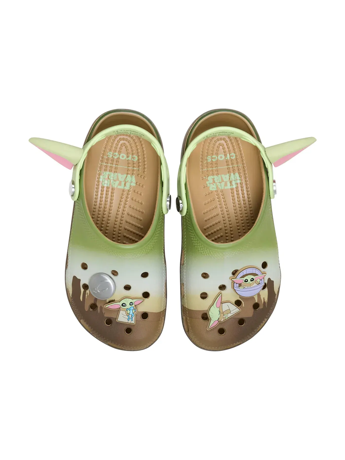 Детские сабо-клоги Star Wars Grogu (2026) Crocs — изображение 2 из 2, мульти