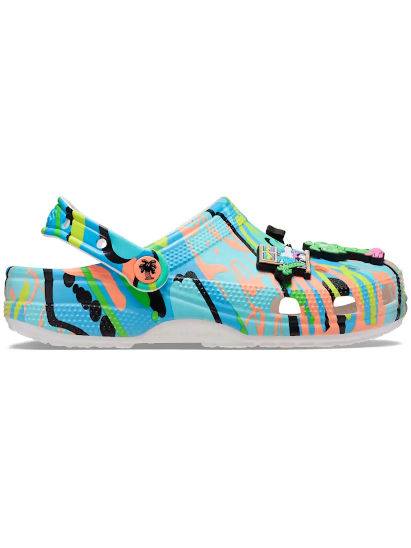 Женские клоги Crocs Classic Clog Steven Harrington Quickstrike Multi — изображение 1 из 2, мульти