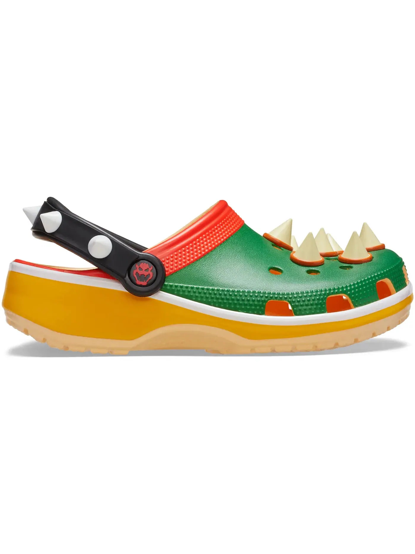Мужские клоги Super Mario Bros. Bowser Crocs — изображение 1 из 2, мульти