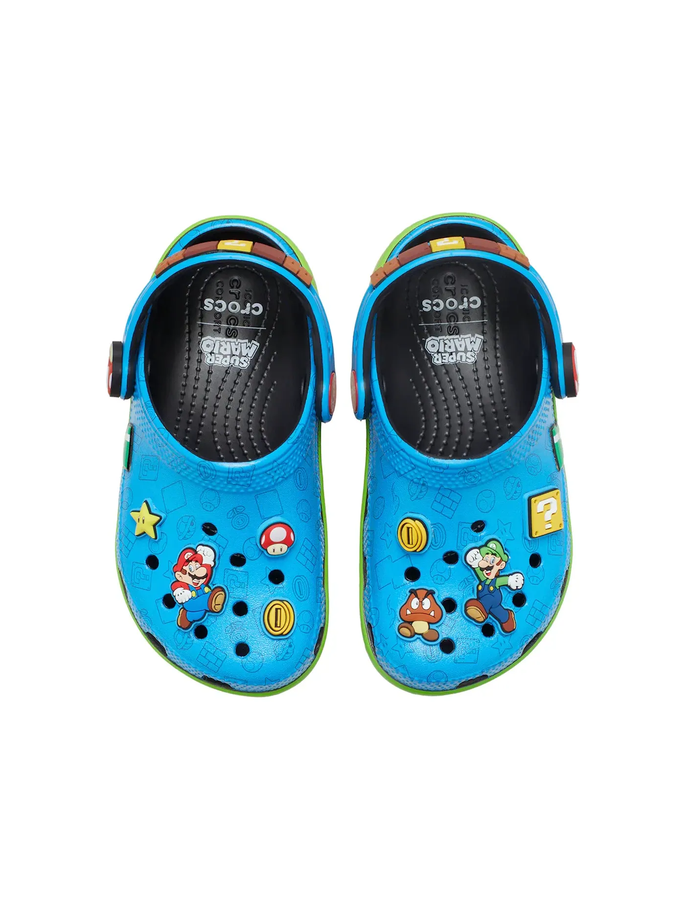 Детские клоги Classic Clog Super Mario Bros. Crocs — изображение 2 из 2, мульти