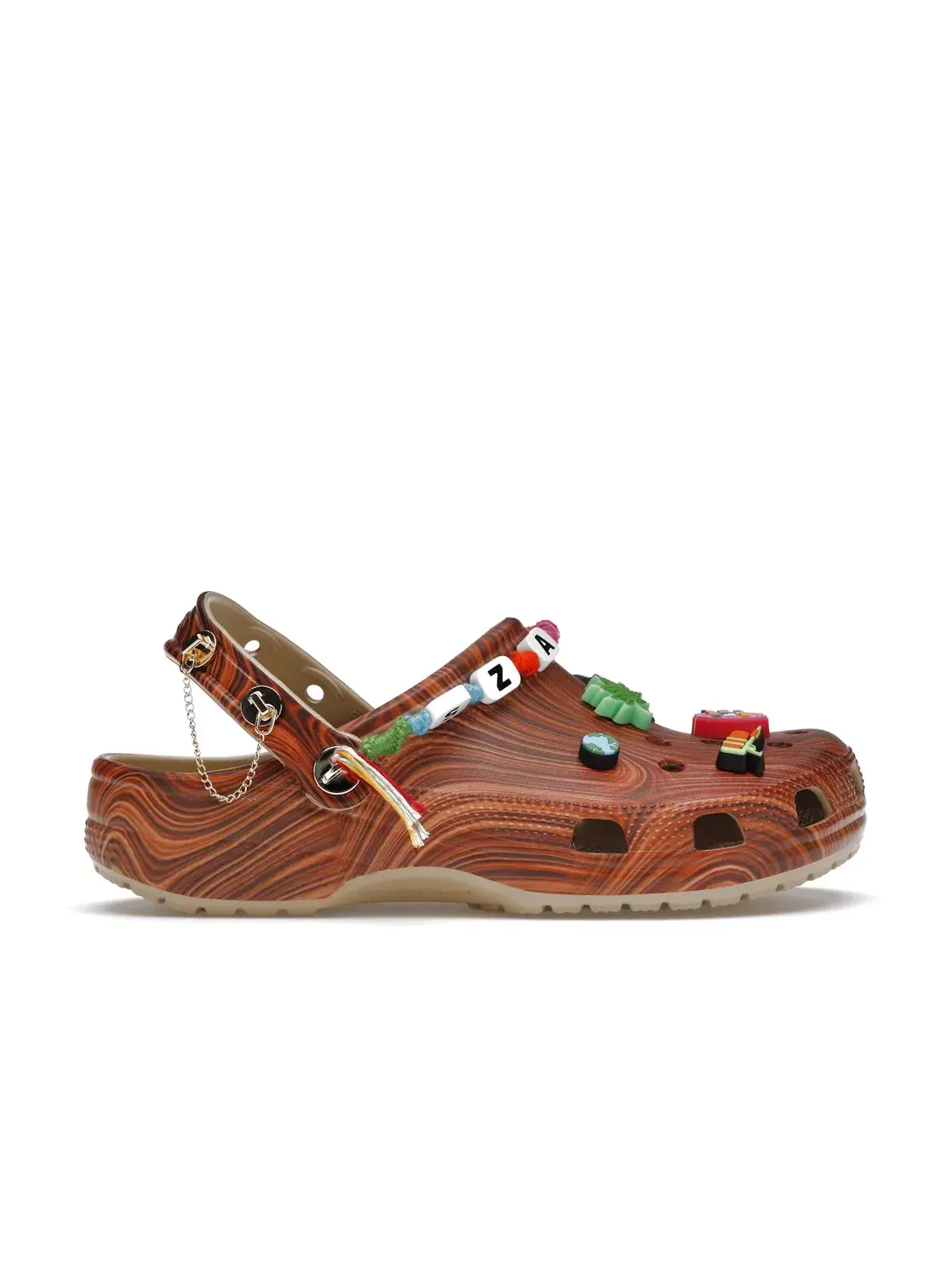 Женские сабо Crocs Classic Clog SZA — изображение 1 из 4, светлый коричневый