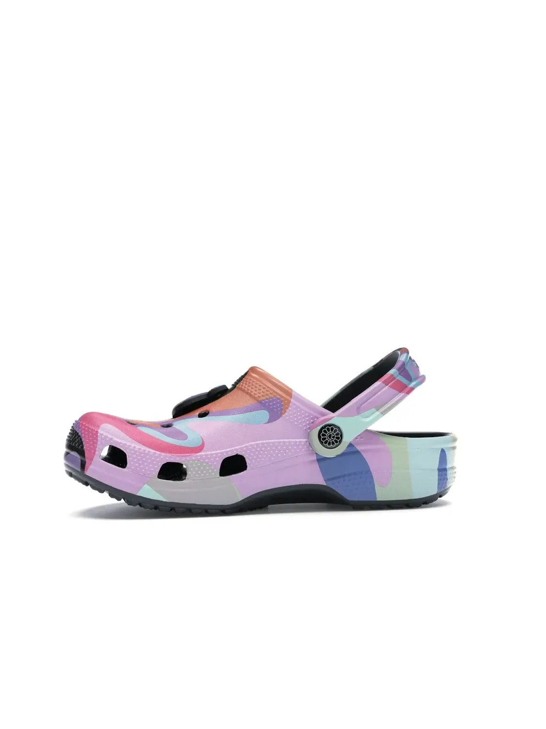 Мужские сабо-клоги с камуфляжным принтом Crocs Classic Clog Takashi Murakami x ComplexCon — изображение 3 из 4, мульти