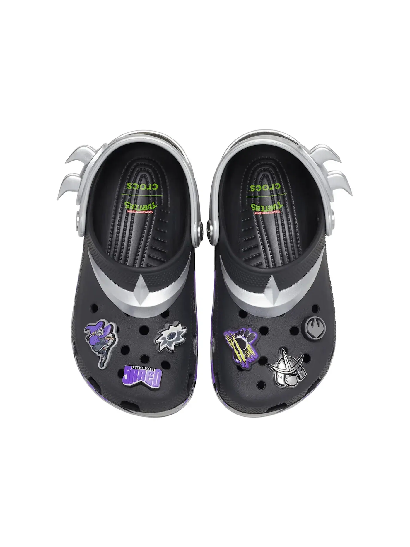 Детские сабо-клоги Teenage Mutant Ninja Turtles Shredder Crocs — изображение 2 из 2, мульти