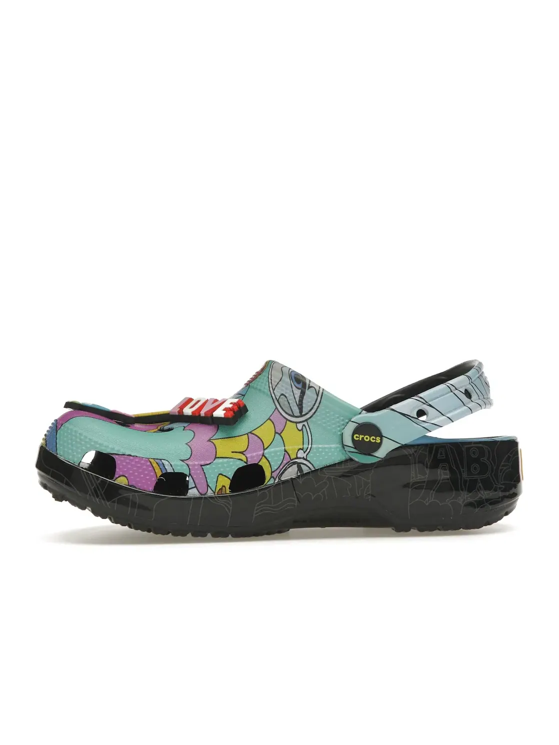 Мужские клоги Classic Clog Crocs — изображение 3 из 4, мульти-/черный