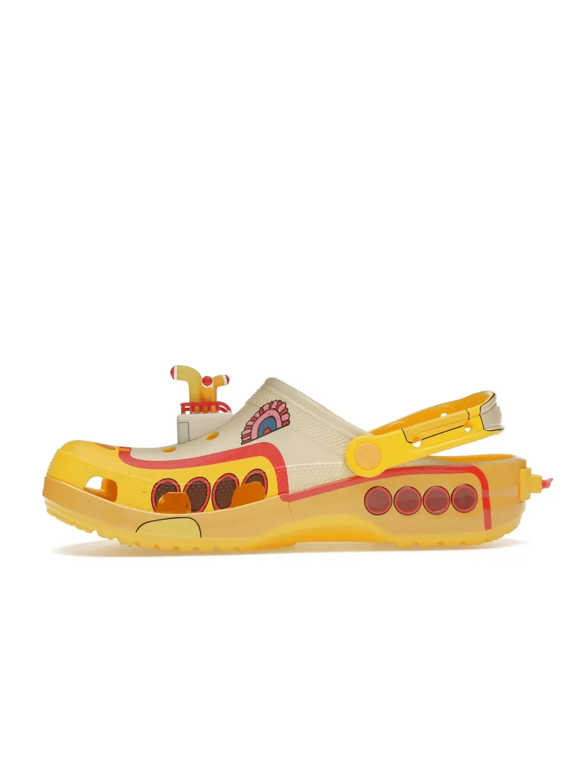 Мужские сабо Classic Clog The Beatles Yellow Submarine Crocs — изображение 3 из 4, желтый белый