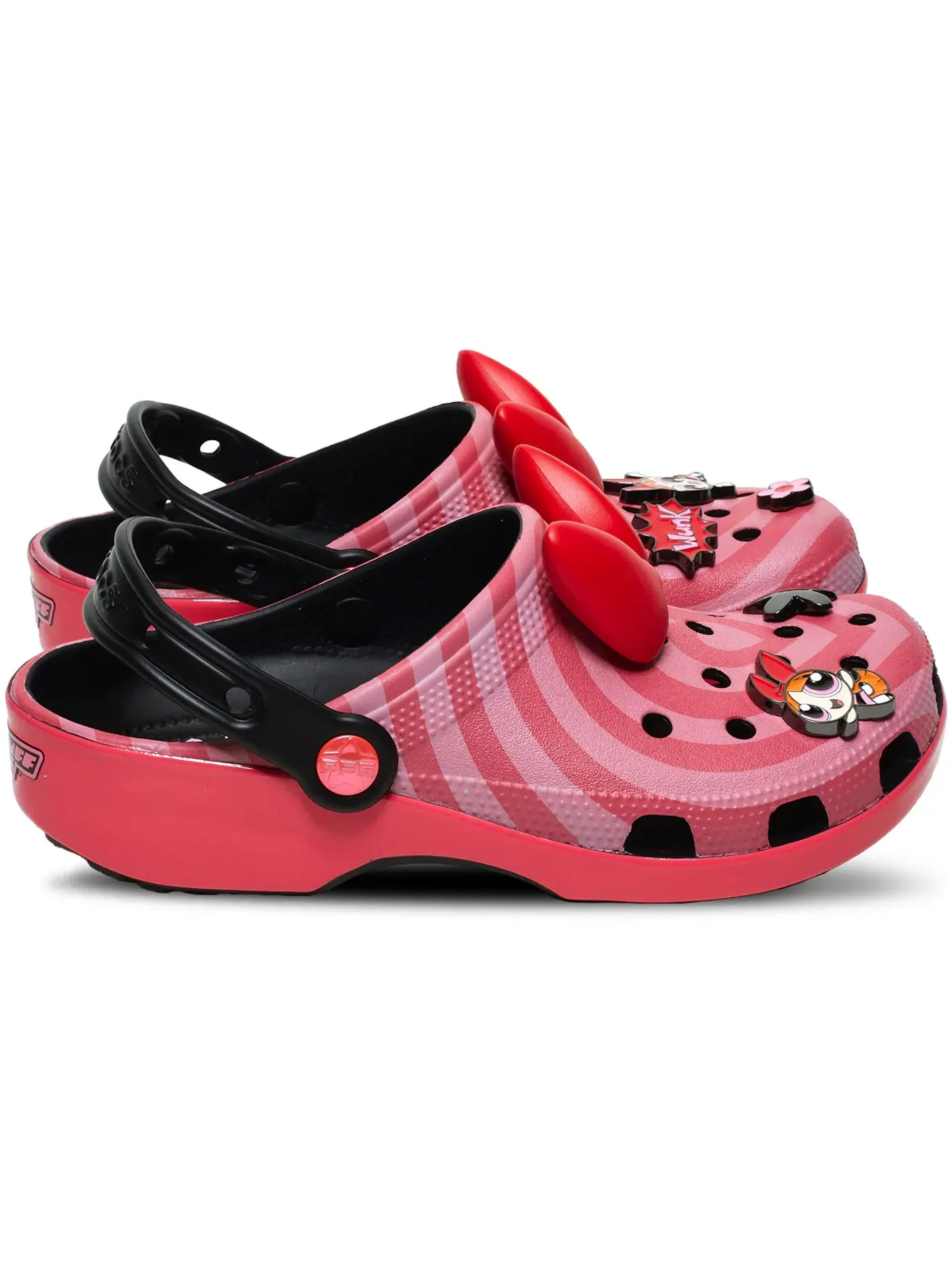 Мужские сабо Crocs Classic Clog The Powerpuff Girls Blossom — изображение 1 из 1, розовый/черный