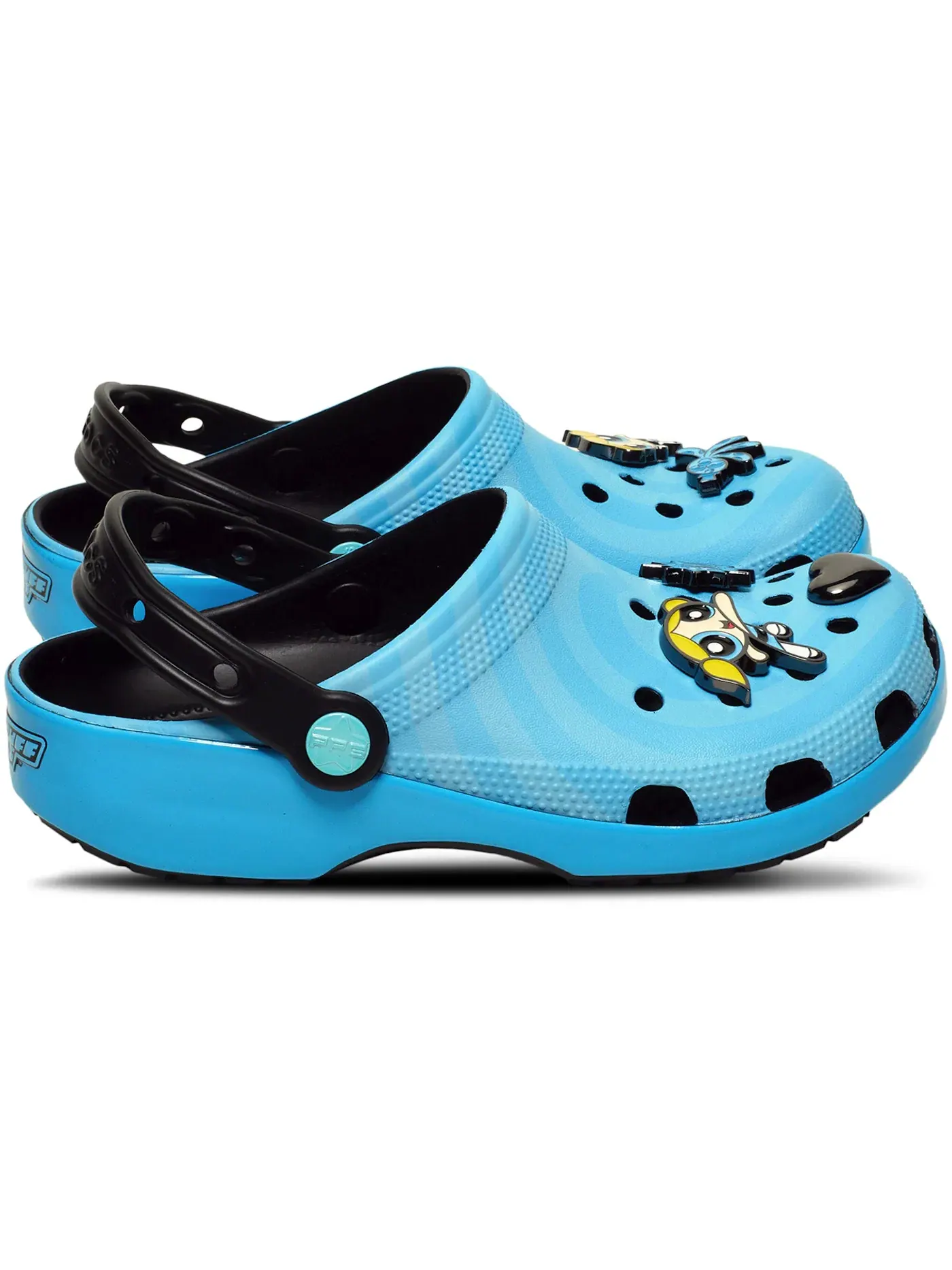 Мужские сабо-клоги с принтом Bubbles Crocs — изображение 1 из 1, синий/черный