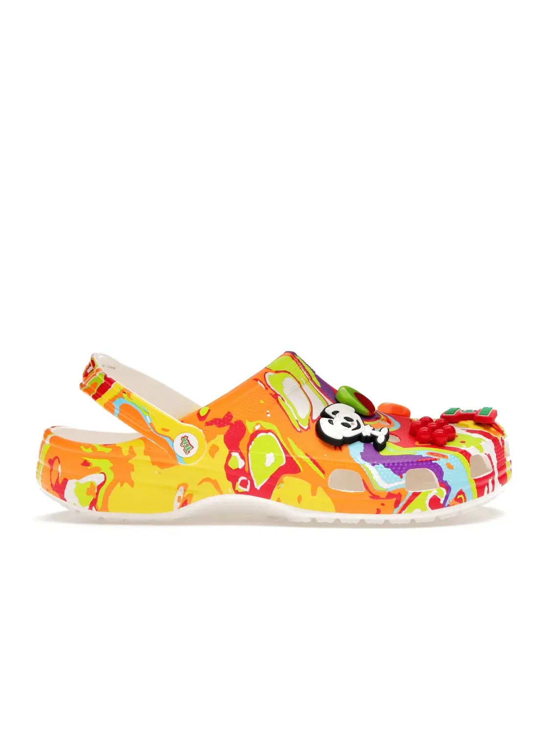 Мужские сабо с вентиляцией Classic Clog Trix Crocs — изображение 1 из 4, белый/мульти