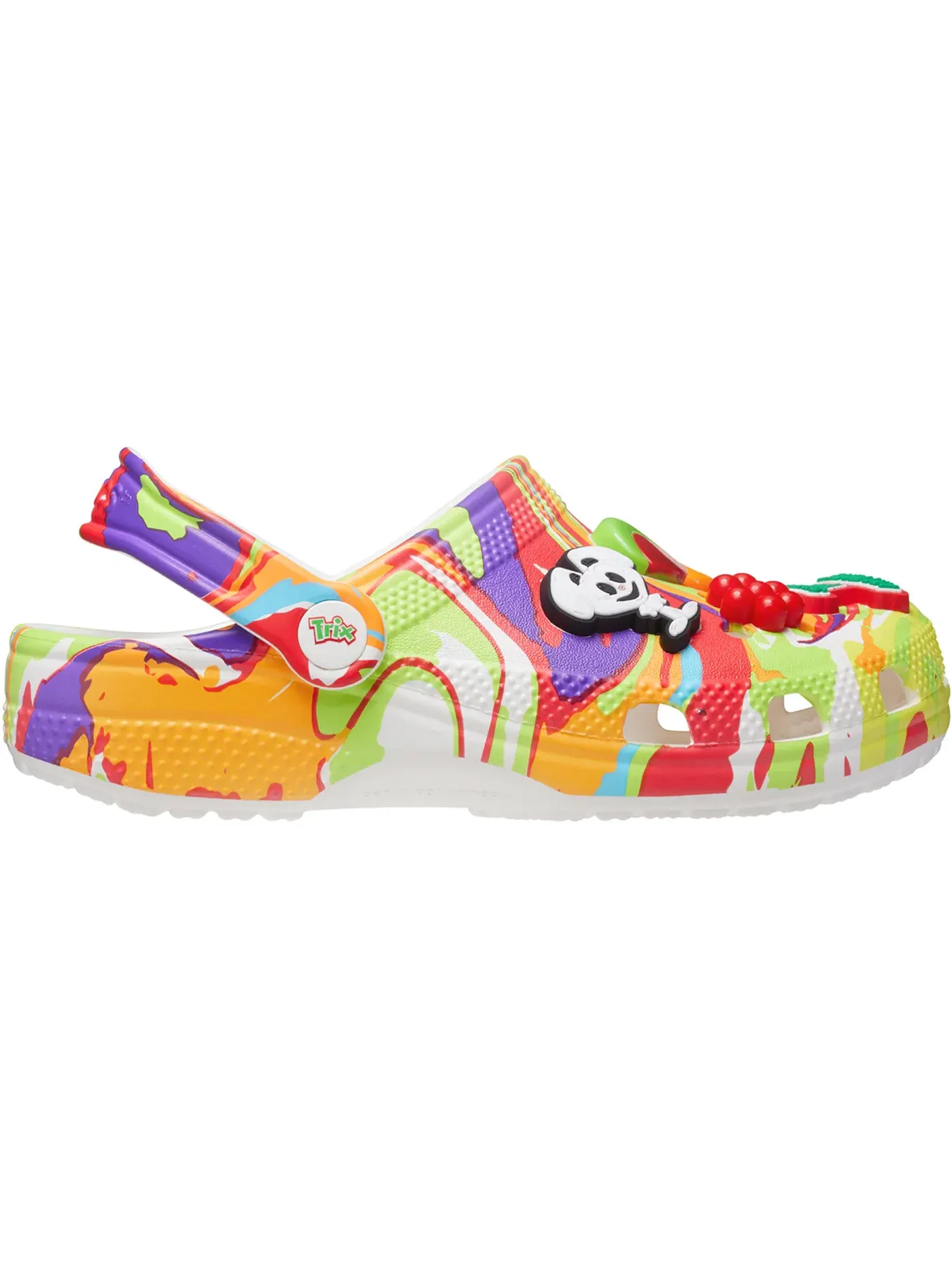 Детские классические клоги Crocs Classic Clog — изображение 1 из 1, белый/мульти
