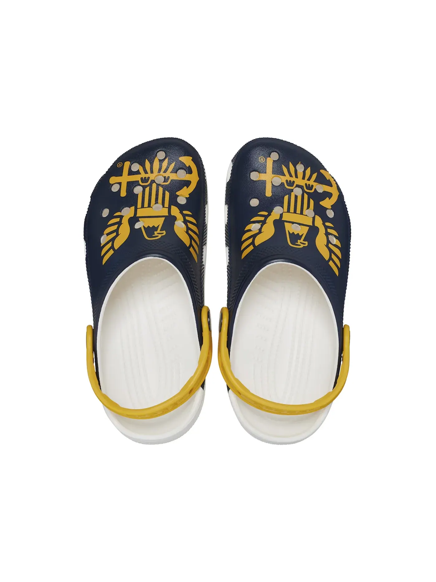 Мужские сабо Classic Clog Crocs — изображение 2 из 2, белый/мульти