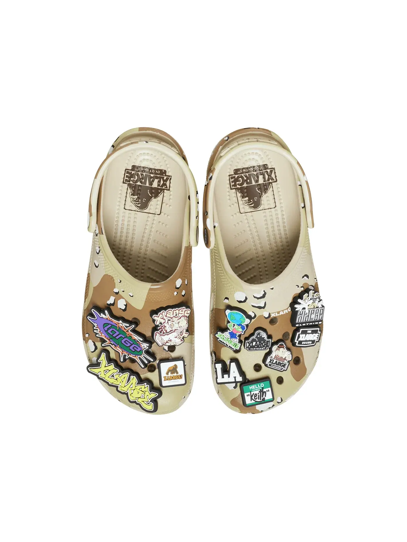 Мужские сабо с принтом Crocs Classic Clog Crocs, Desert Camo — изображение 2 из 2