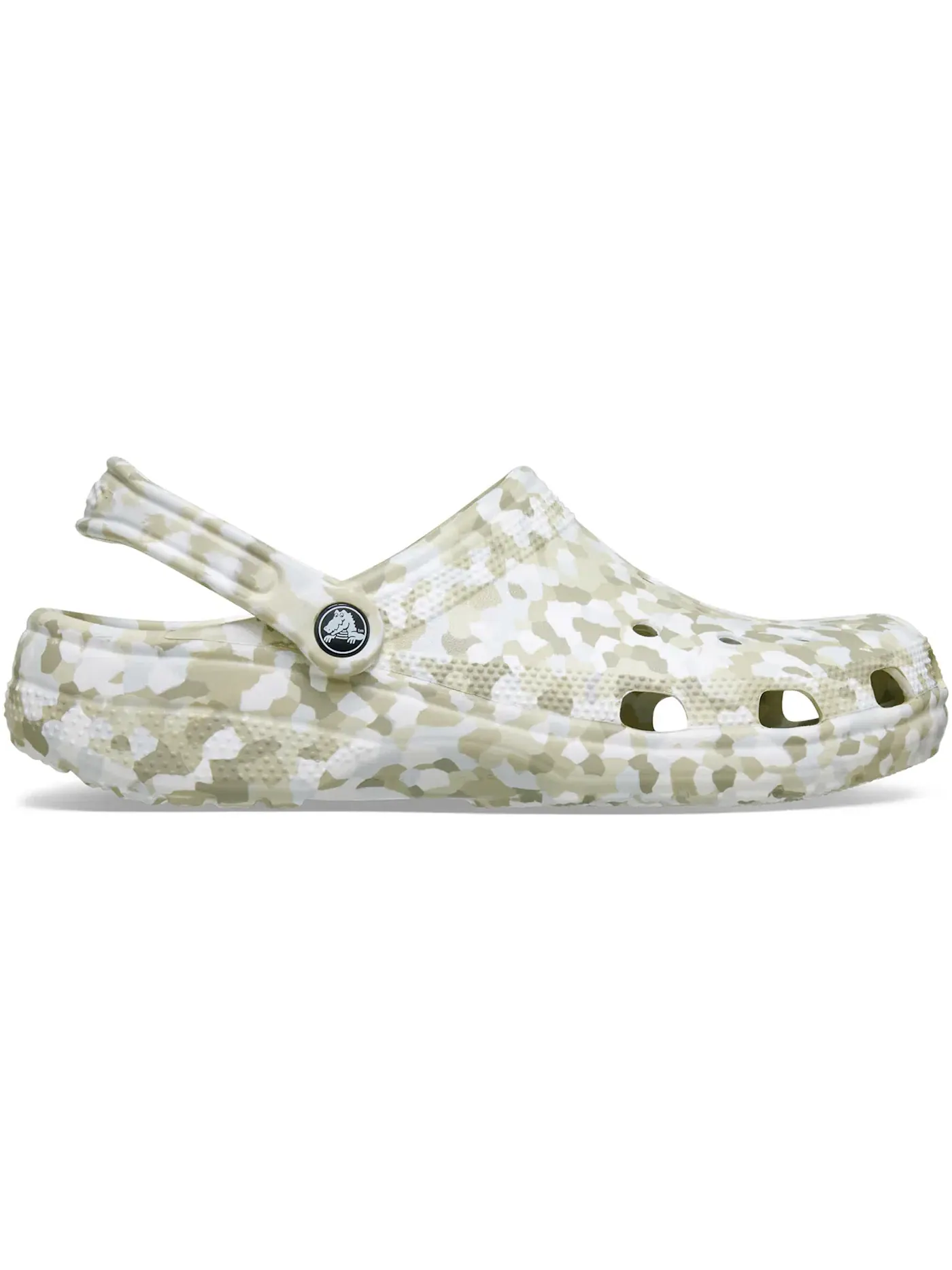 Мужские сабо с принтом Crocs Classic Confetti Clog Crocs — изображение 1 из 1, белый мульти