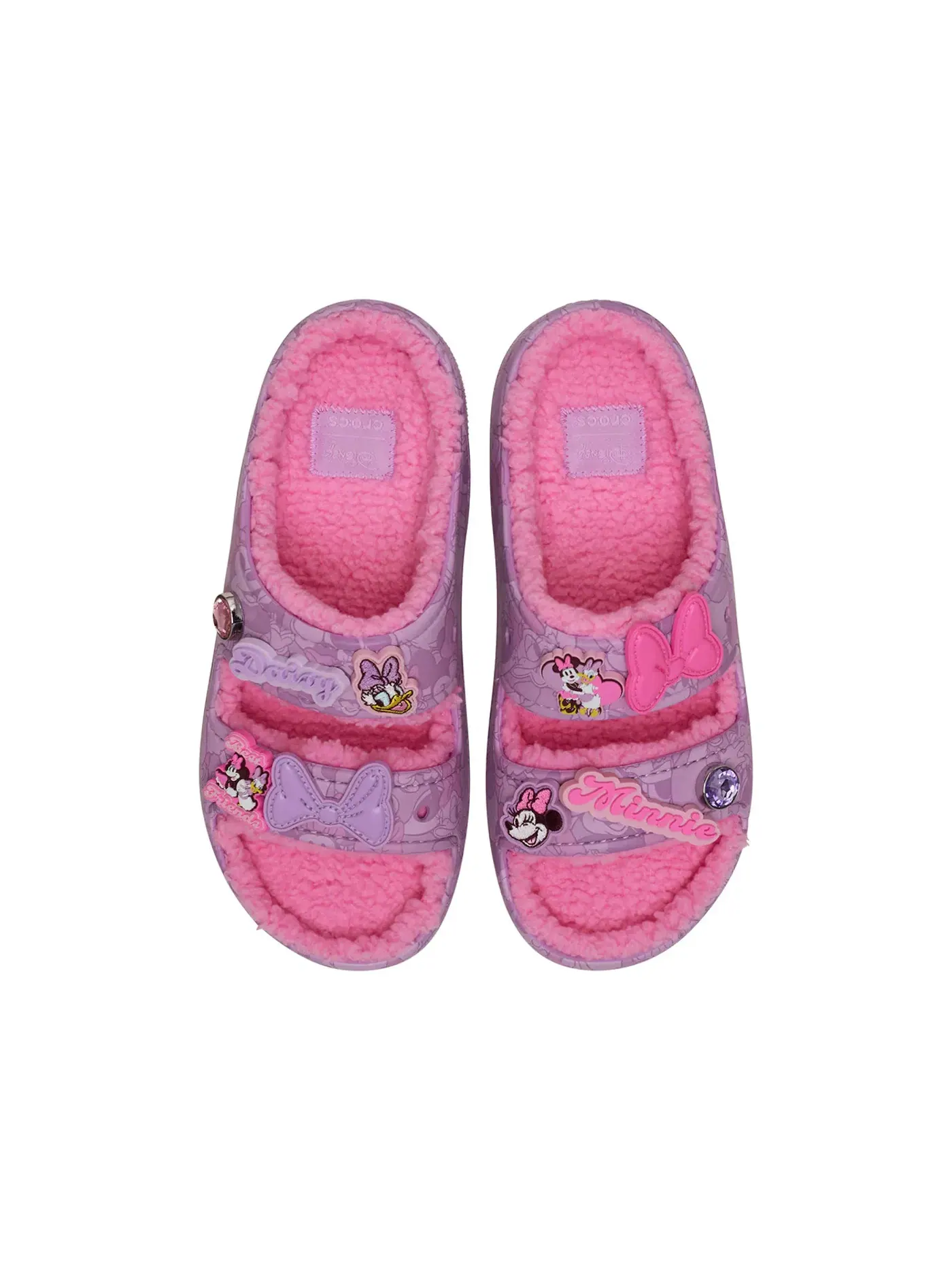 Мужские сандалии с принтом Classic Cozzzy Sandal Disney Minnie and Daisy Crocs — изображение 2 из 2, мульти