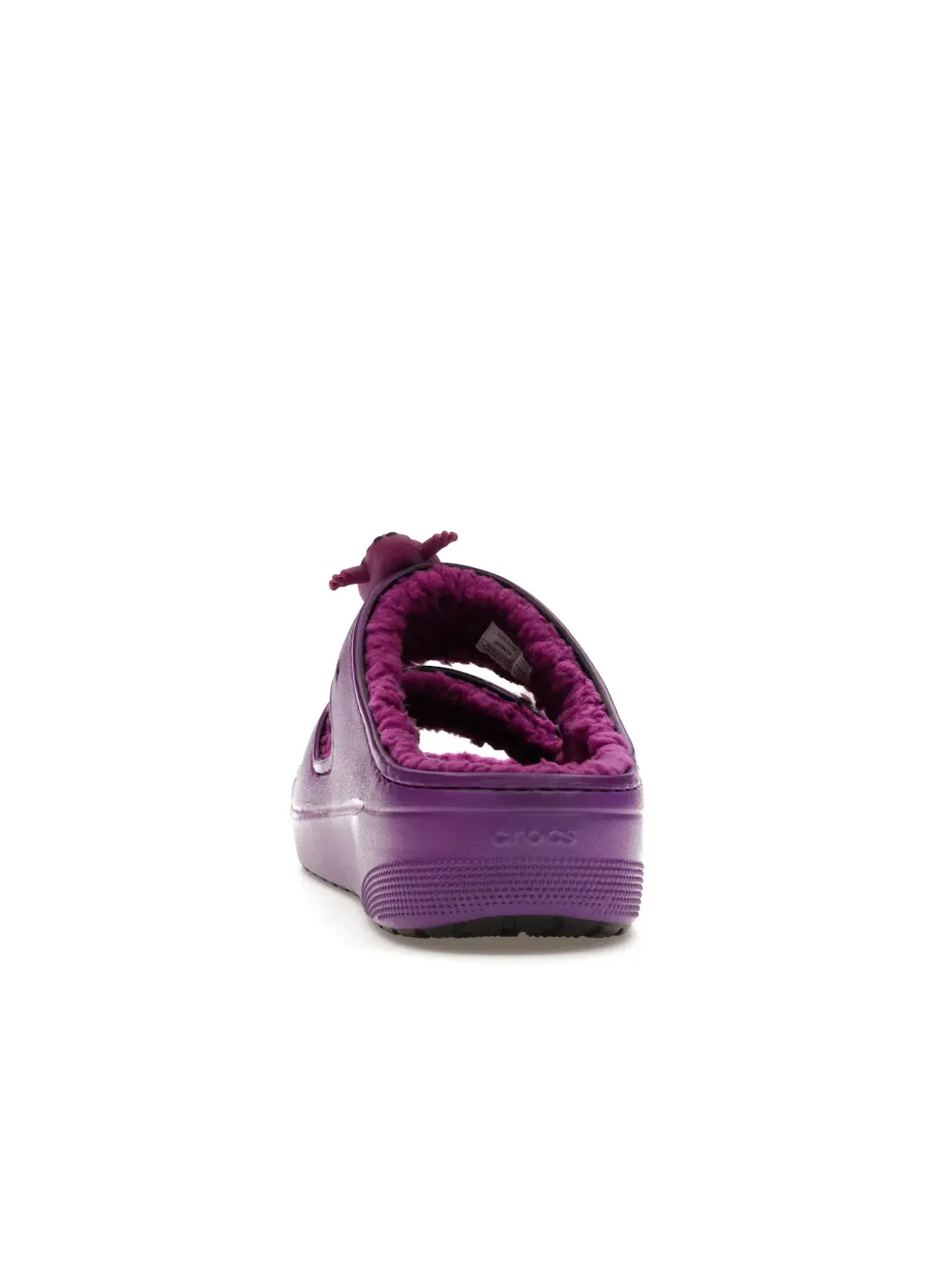 Мужские сандалии с отделкой из искусственного меха с принтом Grimace Crocs Classic Cozzzy Sandal — изображение 4 из 4