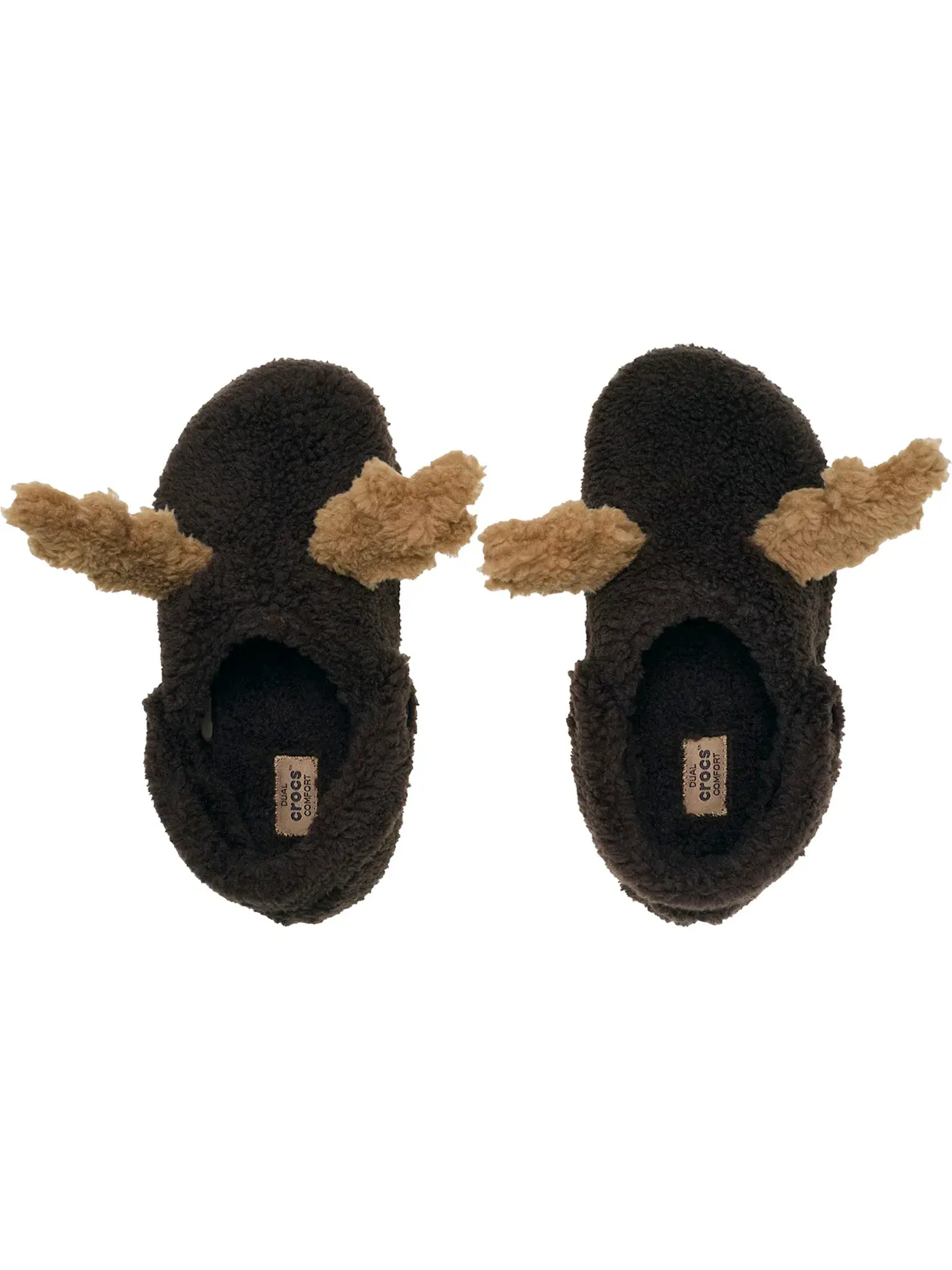 Мужские сандалии-слайды с принтом Crocs Classic Cozzzy Slipper — изображение 2 из 2, эспрессо