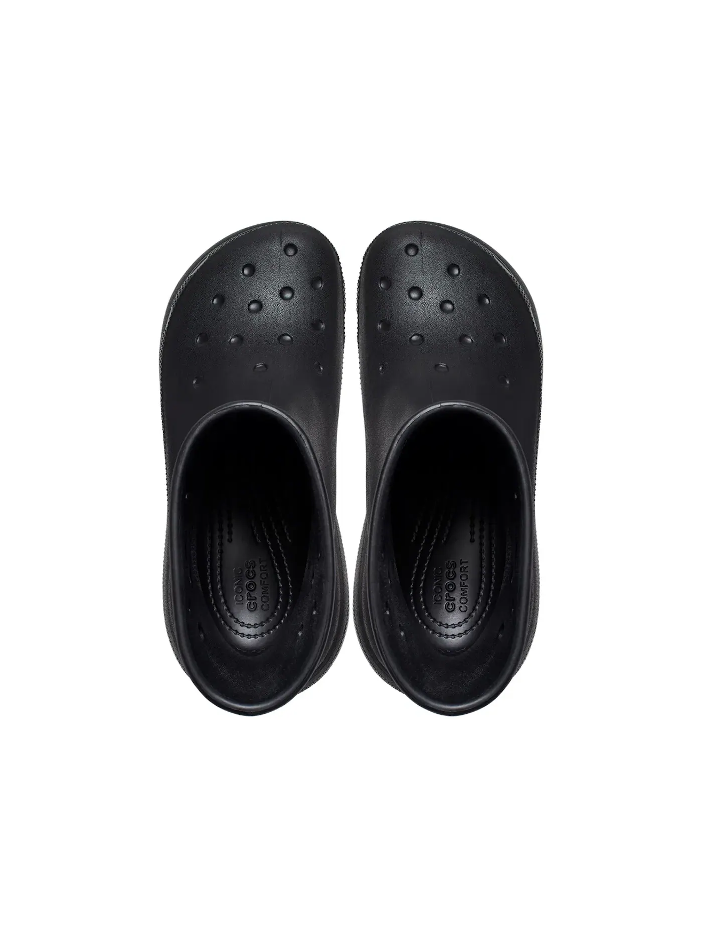 Мужские резиновые сапоги Classic Crush Rain Boot Crocs — изображение 2 из 2, черный